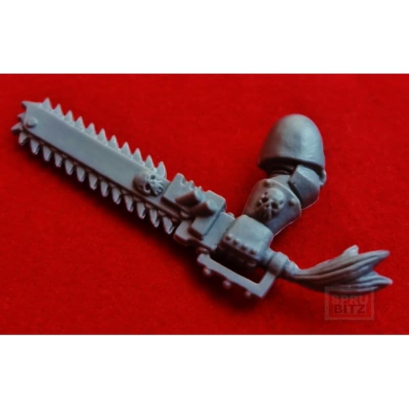 Chaos Space Marines left arm Chainsword Chain Sword (B)