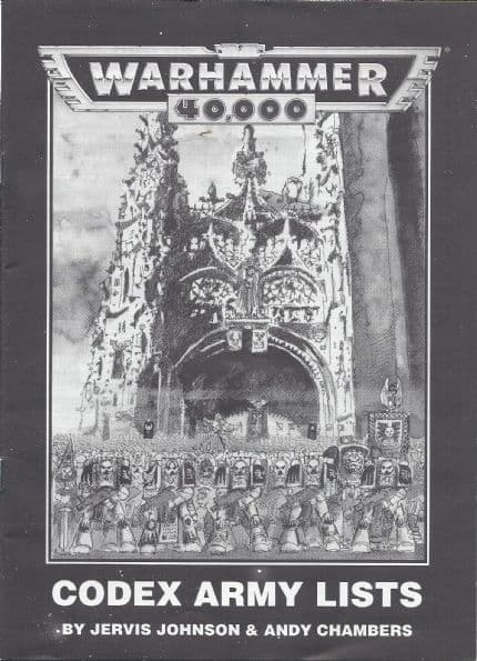 Codex Army Lists (Jervis/Chambers) Warhammer 40,000 2nd Edition
