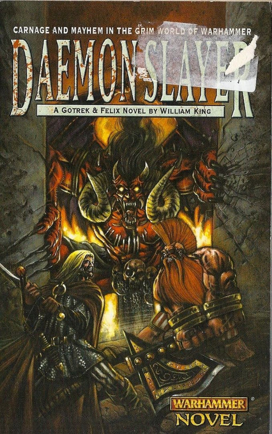 Daemonslayer by William King Warhammer Fantasy book paperback Gotrek Felix