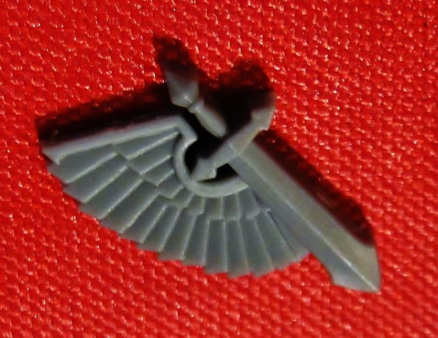Dark Angel Ravenwing Vehicle Icon Symbol (sword & wing)