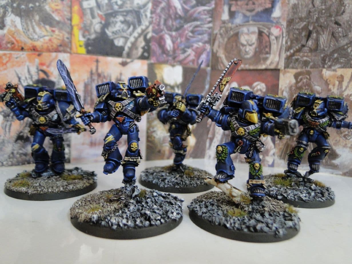Death Strike Space Marine Vanguard Veterans Assault Squad