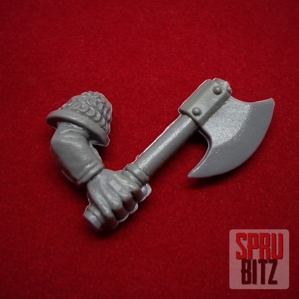 Dwarf Warriors Axe right arm (A)