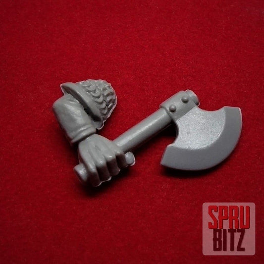 Dwarf Warriors Axe right arm (F)