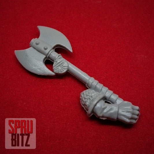 Dwarf Warriors Great Axe right arm (B)