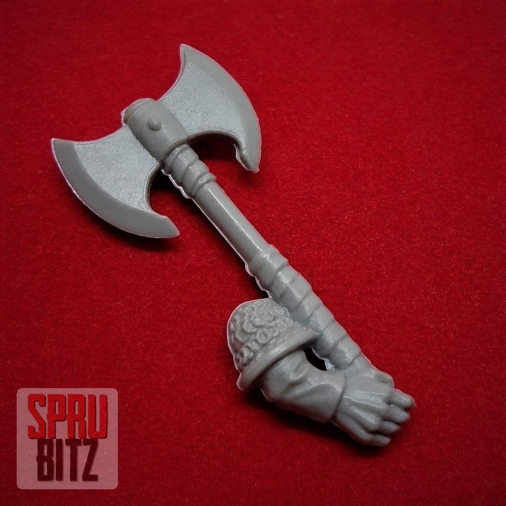 Dwarf Warriors Great Axe right arm (H)