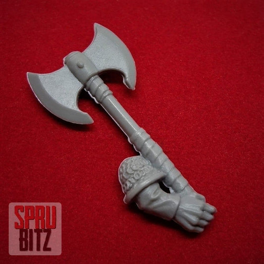 Dwarf Warriors Great Axe right arm (H)