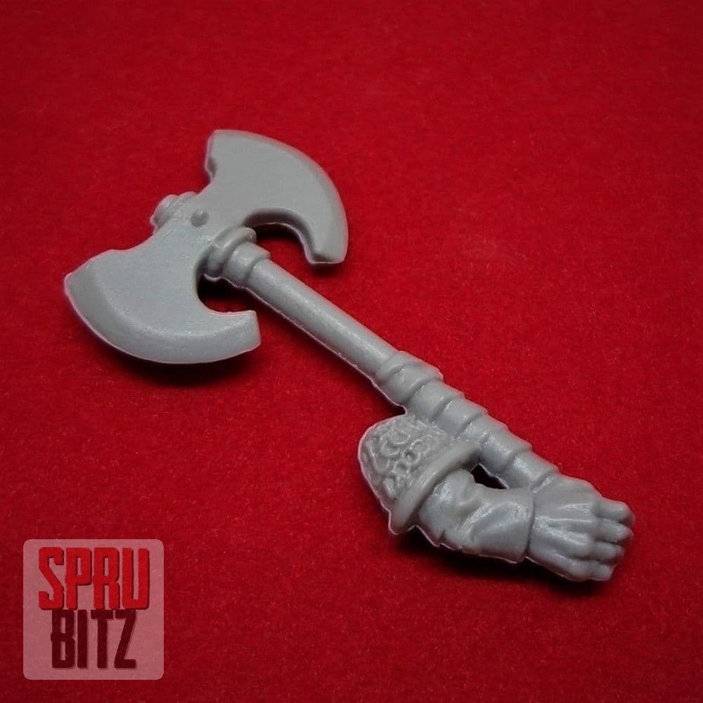 Dwarf Warriors Great Axe right arm (J)
