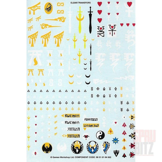 Eldar Transfer Sheet (troop)