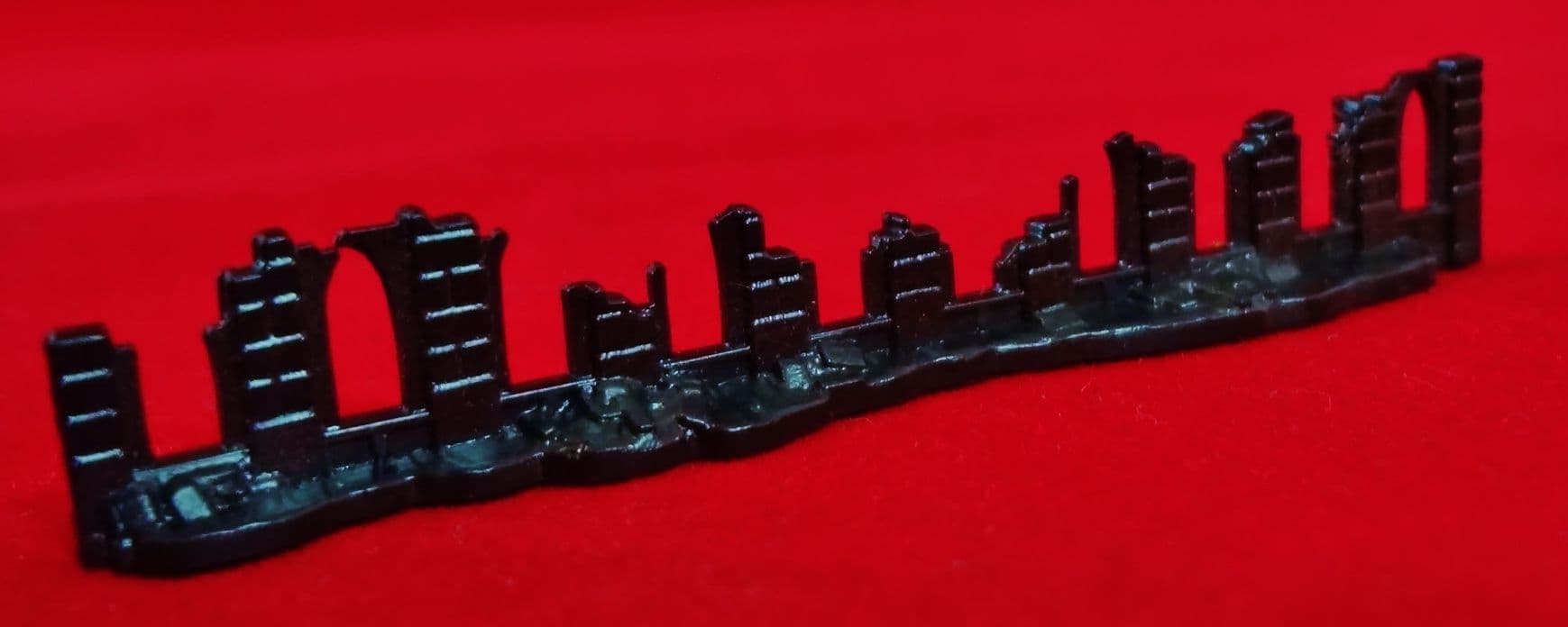 Epic 40,000 Ruined Wall Barricade Scenery x1 (A)