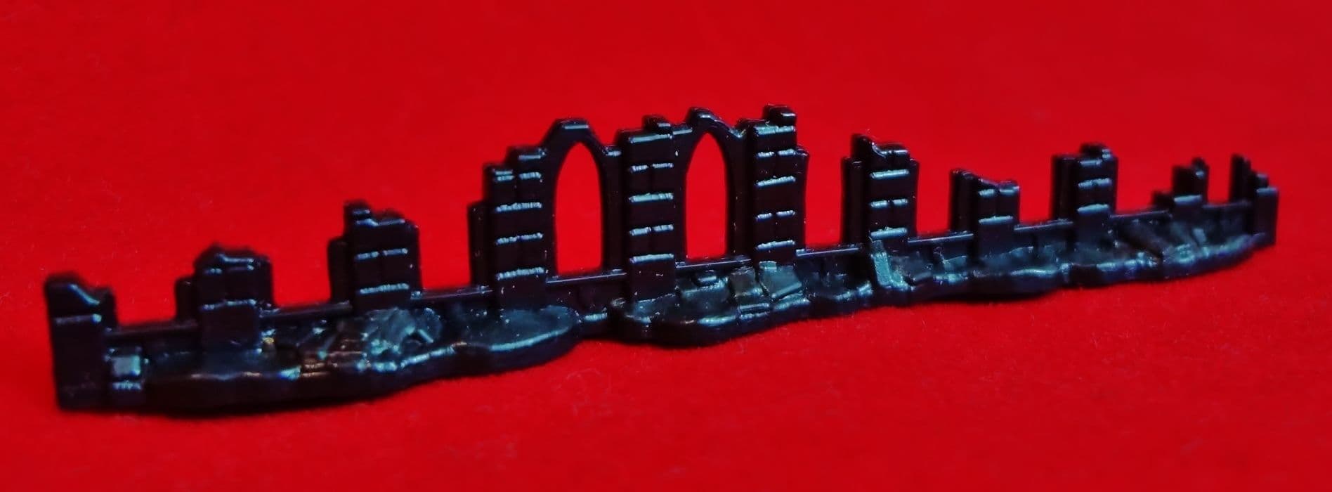 Epic 40,000 Ruined Wall Barricade Scenery x1 (B)