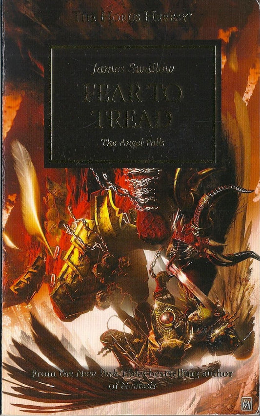 Fear to Tread by James Swallow Horus Heresy book 25 Gold First Edition paperback (2012)