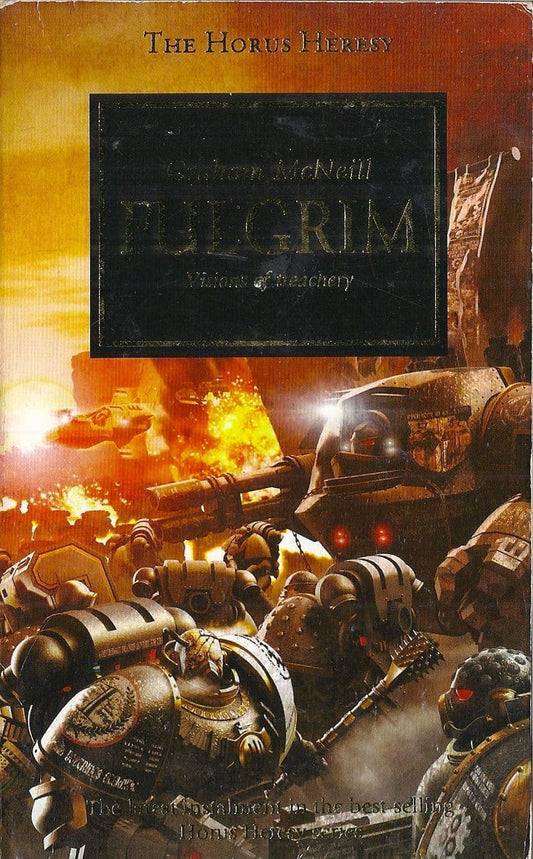Fulgrim by Graham McNeill Horus Heresy book 5 gold cover (2007)
