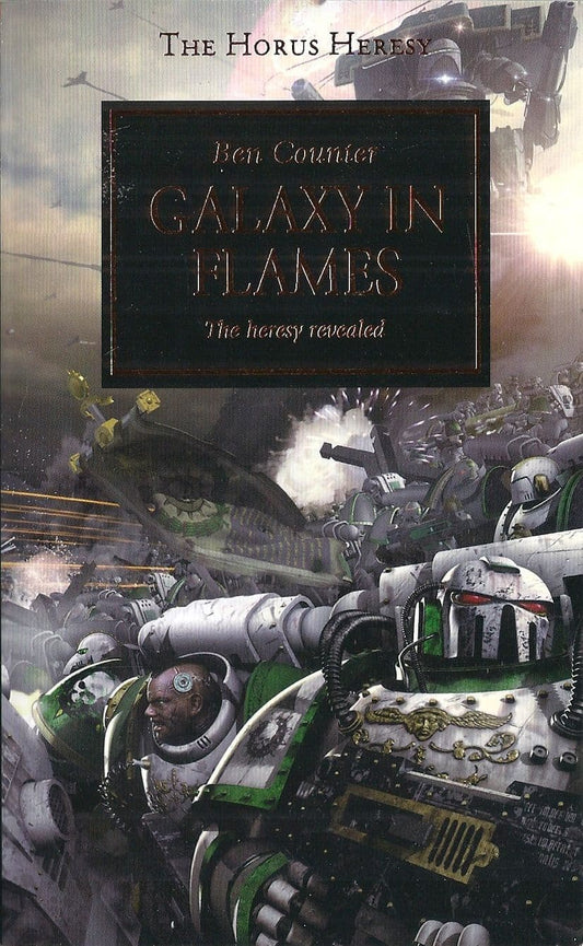 Galaxy in Flames by Ben Counter Horus Heresy book 3 third issue bronze cover (2006)