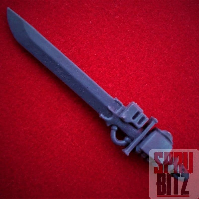 Grey Knights Strike Squad Nemesis Left Hand Power Sword Skull (B)