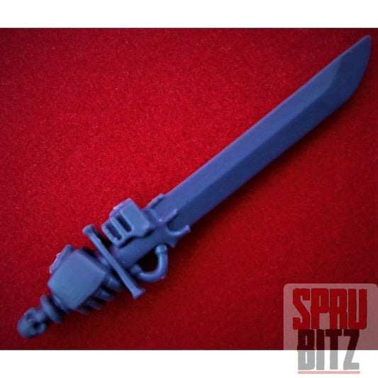 Grey Knights Strike Squad Nemesis Right Hand Power Sword Skull (B)