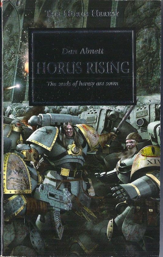 Horus Rising by Graham McNeill Horus Heresy book 1 silver cover (2006)