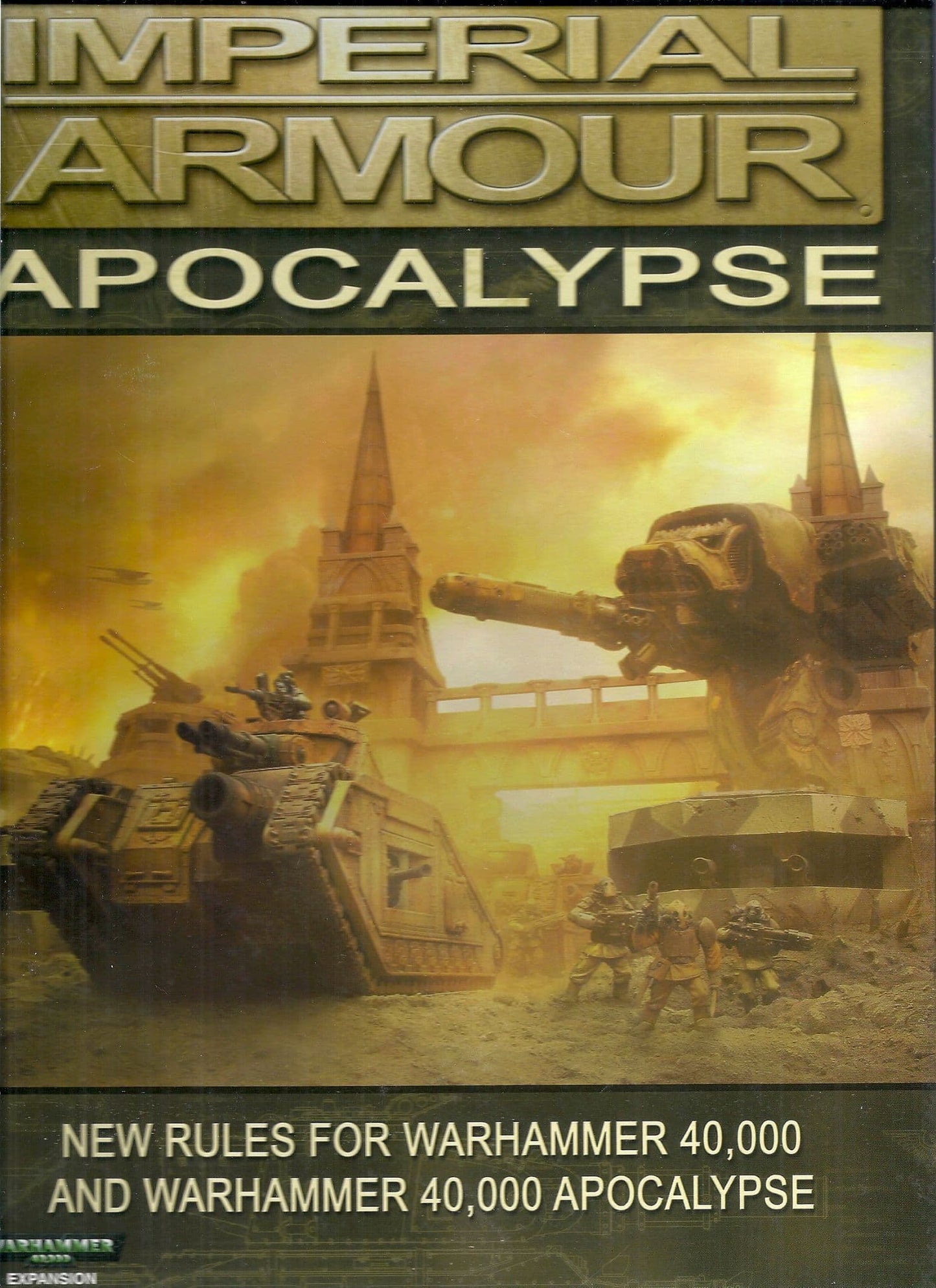 Imperial Armour Apocalypse New Rules for Warhammer 40,000 Expansion hardback book (2007)