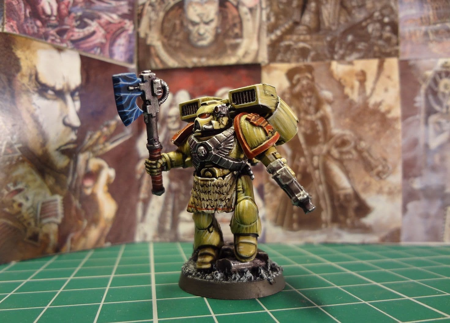 Imperial Fist Assault Squad Sergeant Captain