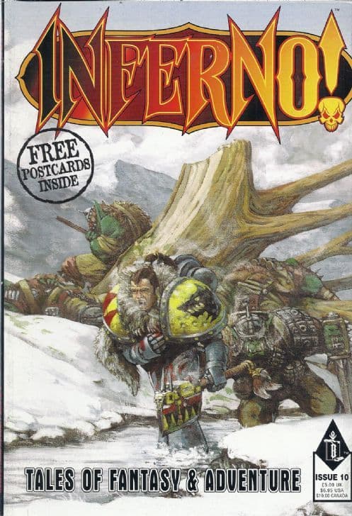 Inferno! Tales of Fantasy & Adventure Issue #10 Games Workshop Comic Magazine