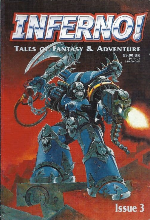 Inferno! Tales of Fantasy & Adventure Issue #3 Games Workshop Comic Magazine