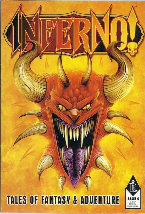 Inferno! Tales of Fantasy & Adventure Issue #9 Games Workshop Comic Magazine