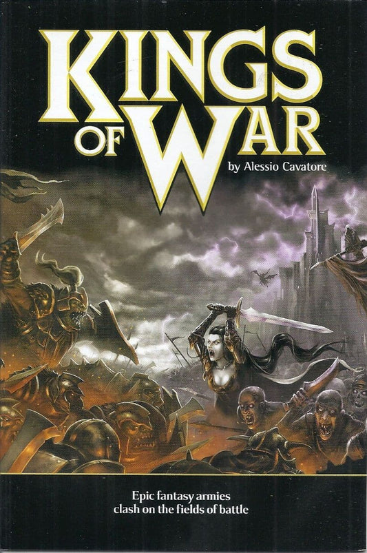 Kings of War 32 Page Core Rulebook with 4 Starter Army Lists by Alessio Cavatore