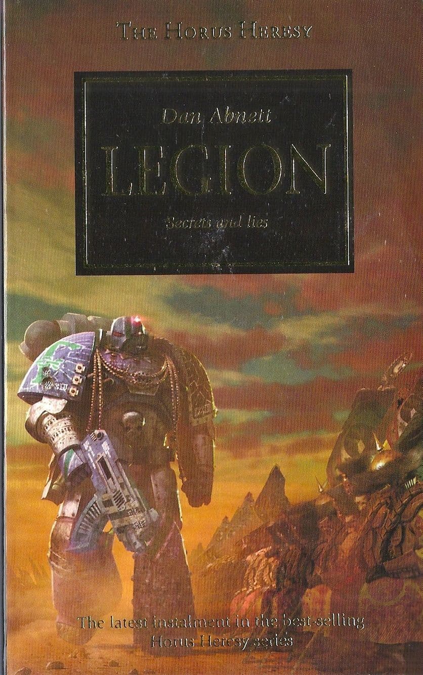 Legion by Dan Abnett Horus Heresy book 7 first issue gold cover (2008)