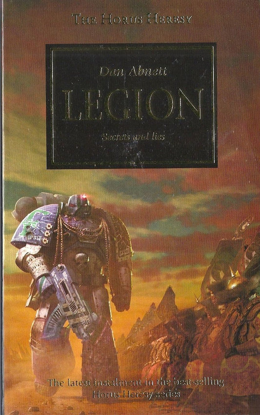 Legion by Dan Abnett Horus Heresy book 7 first issue gold cover (2008)