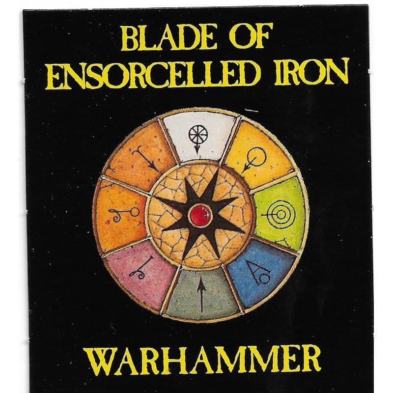 Magic Card Blade of Ensorcelled Iron from Warhammer 5th Edition