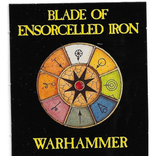 Magic Card Blade of Ensorcelled Iron from Warhammer 5th Edition