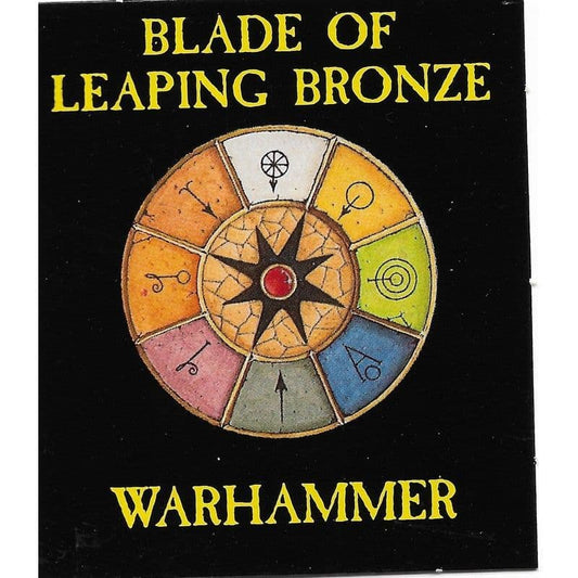Magic Card Blade of Leaping Bronze from Warhammer 5th Edition