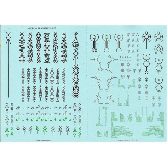 Necron double Transfer Sheet (2011)