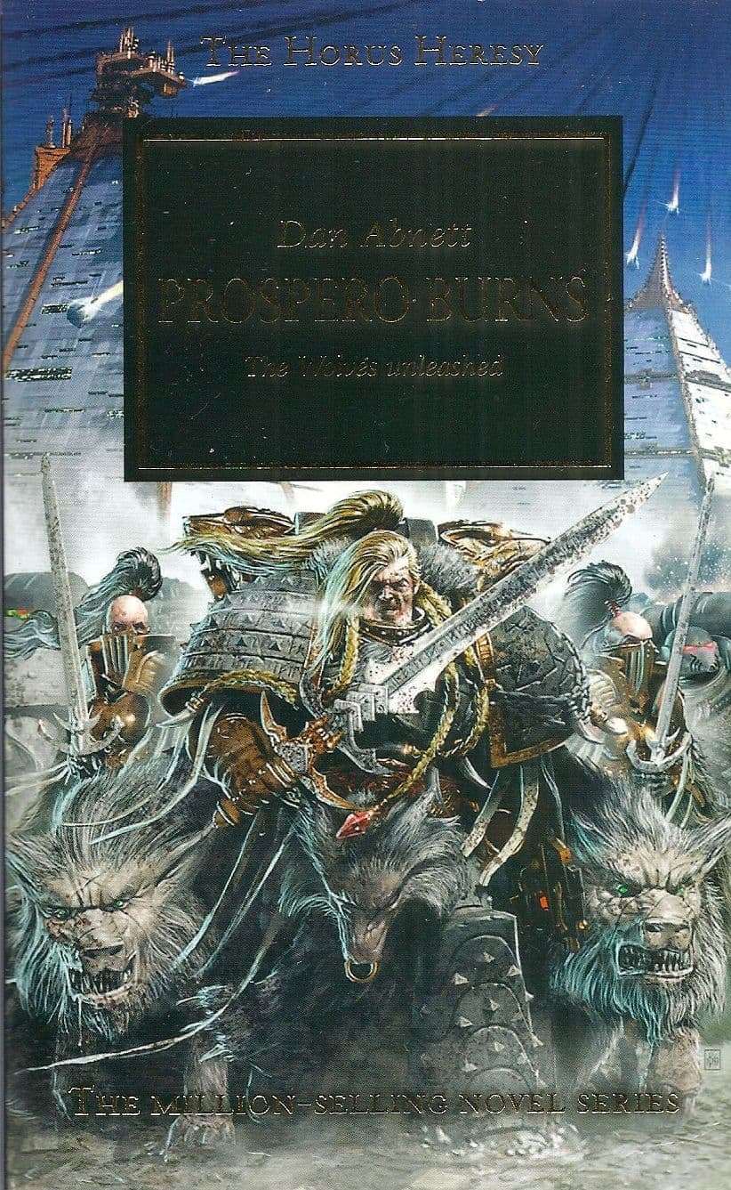Prospero Burns by Dan Abnett Horus Heresy book 15 first issue gold cover (2011)