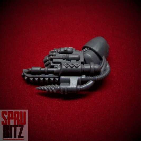 Ravenwing Command Squad Apothecary Biker Narthecium left arm