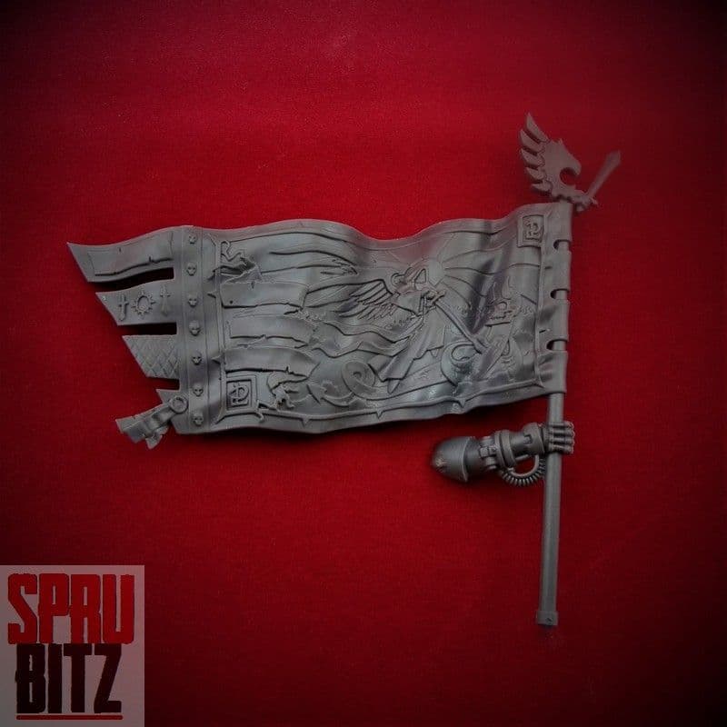 Ravenwing Command  Squad Banner Standard Flag