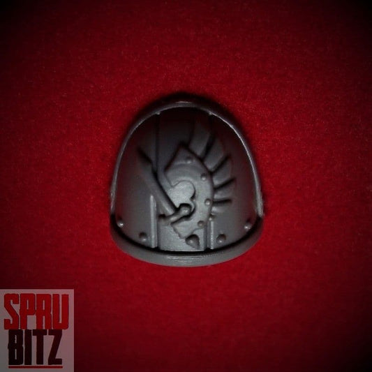 Ravenwing Command Squad Shoulder Pad (A)