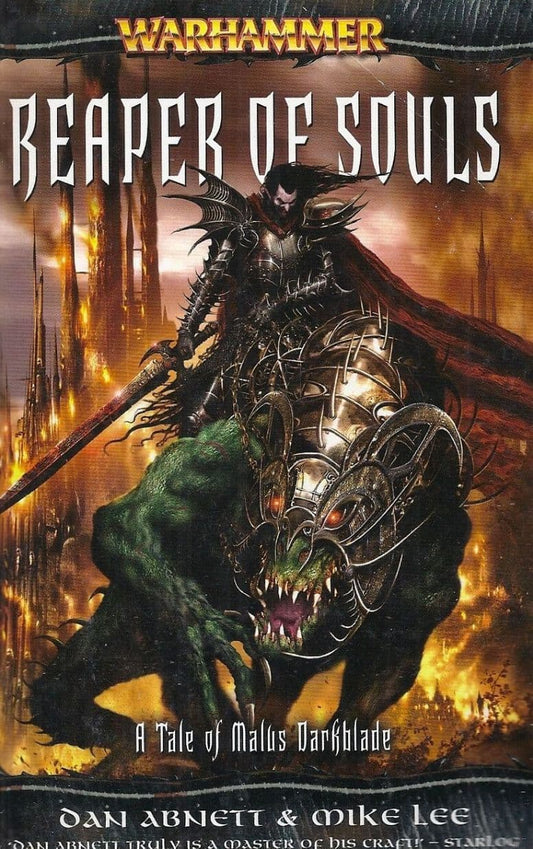 Reaper of Souls A Tale of Malus Darkblade by Dan Abnett & Mike Lee Warhammer Fantasy book paperback