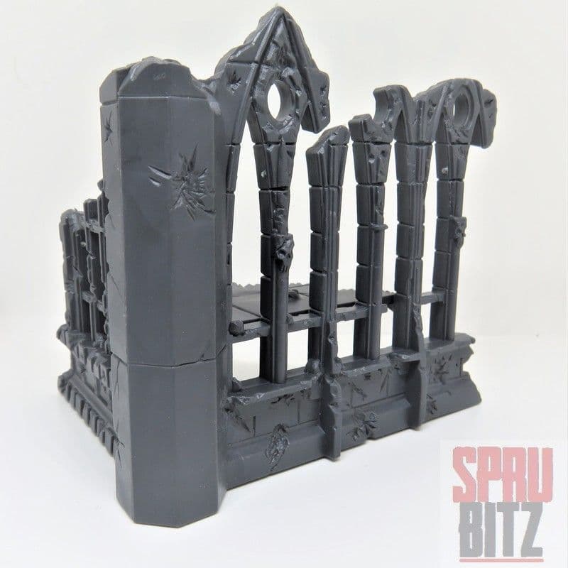Ruined Building Scenery Terrain from Warhammer 40,000 3rd edition (D)
