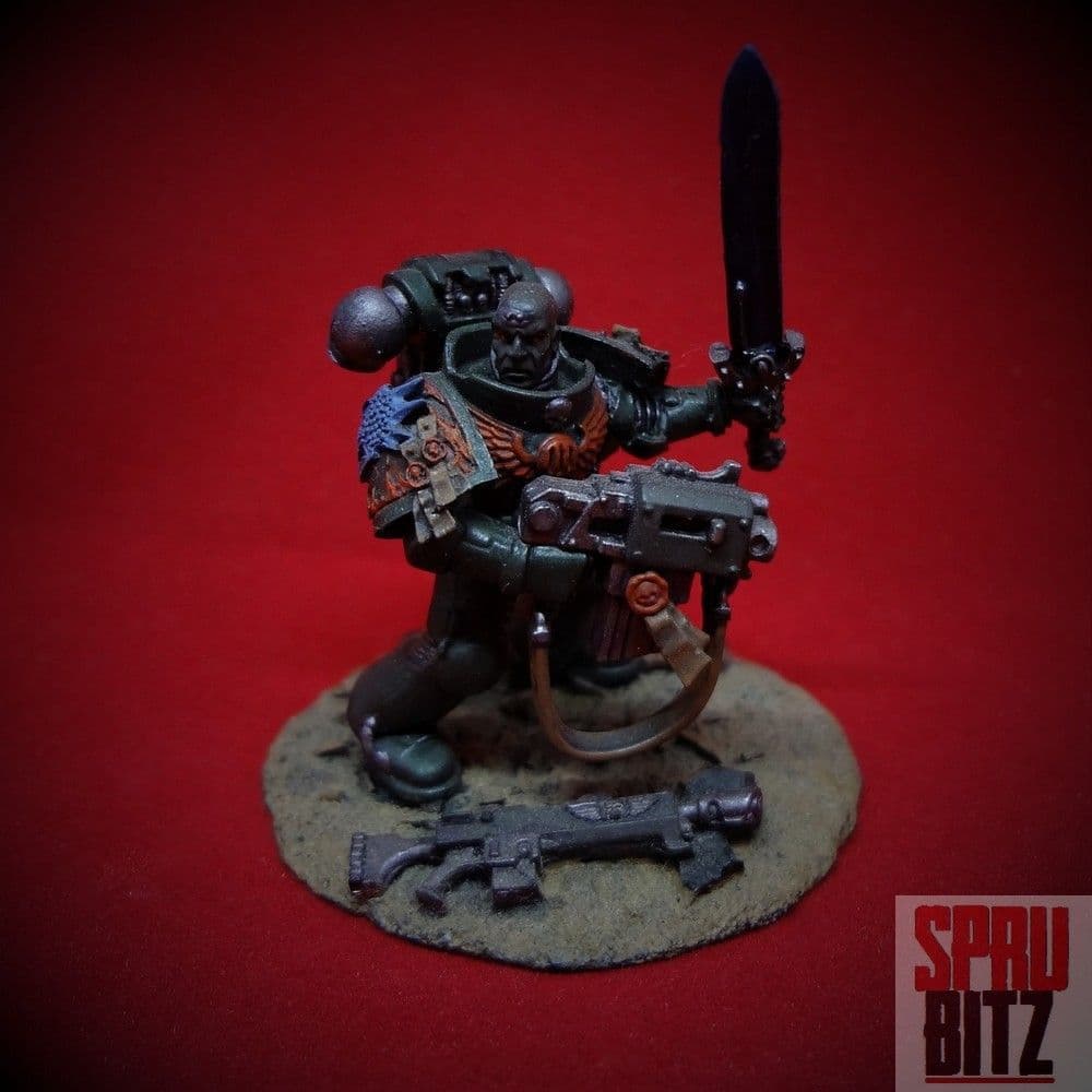 Salamanders Space Marine Sergeant Ready to Paint