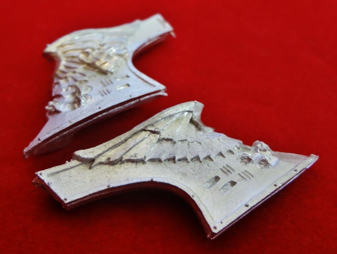 Sammael Master of the Ravenwing Jetbike Front Bow pieces (metal)