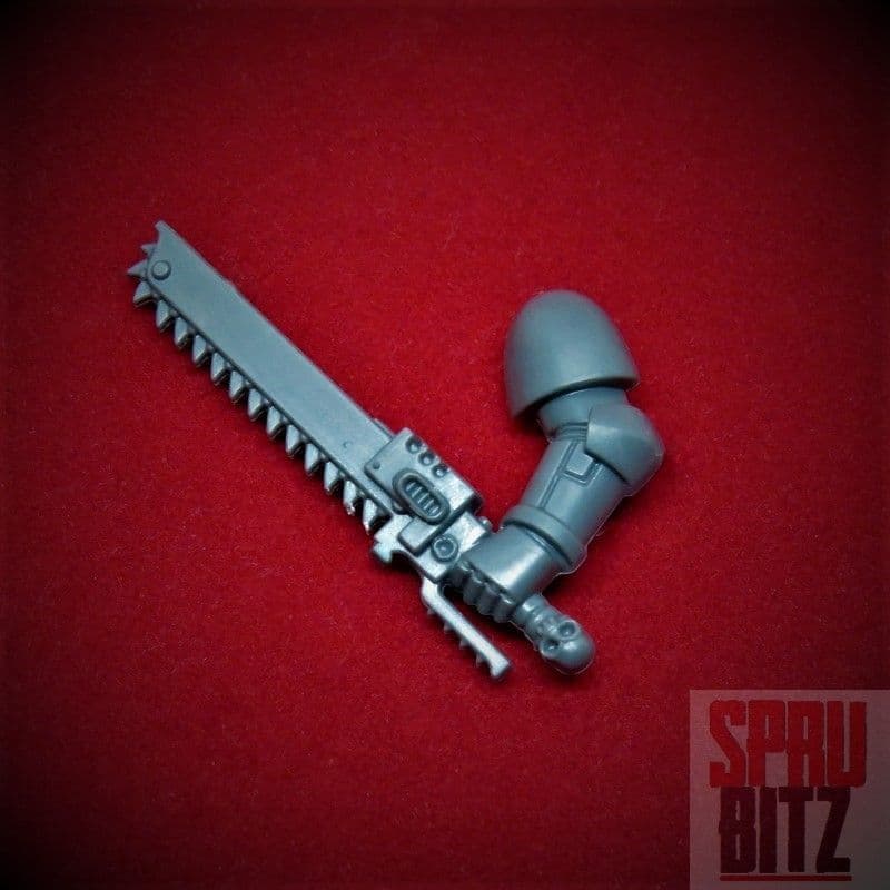 Space Marine Assault Squad Chainsword Skull Pommel (B)