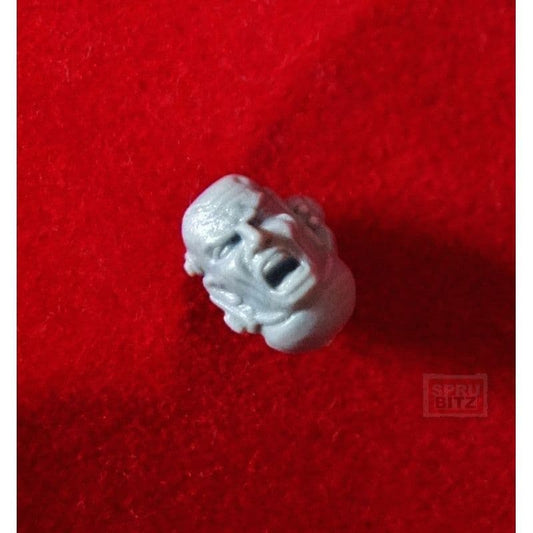 Space Marine Assault Squad Sergeant Bare Head Shouting