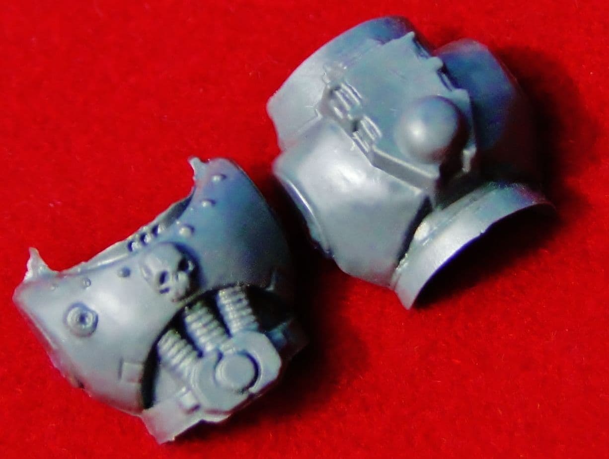 Space Marine Body Torso (Skull) front and back