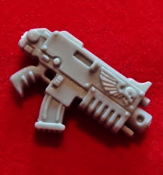 Space Marine Boltgun Bolter Winged Skull Icon