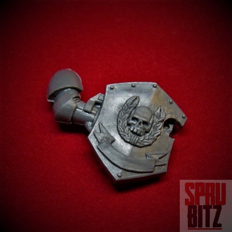 Space Marine Command Squad Shield Bolter right arm