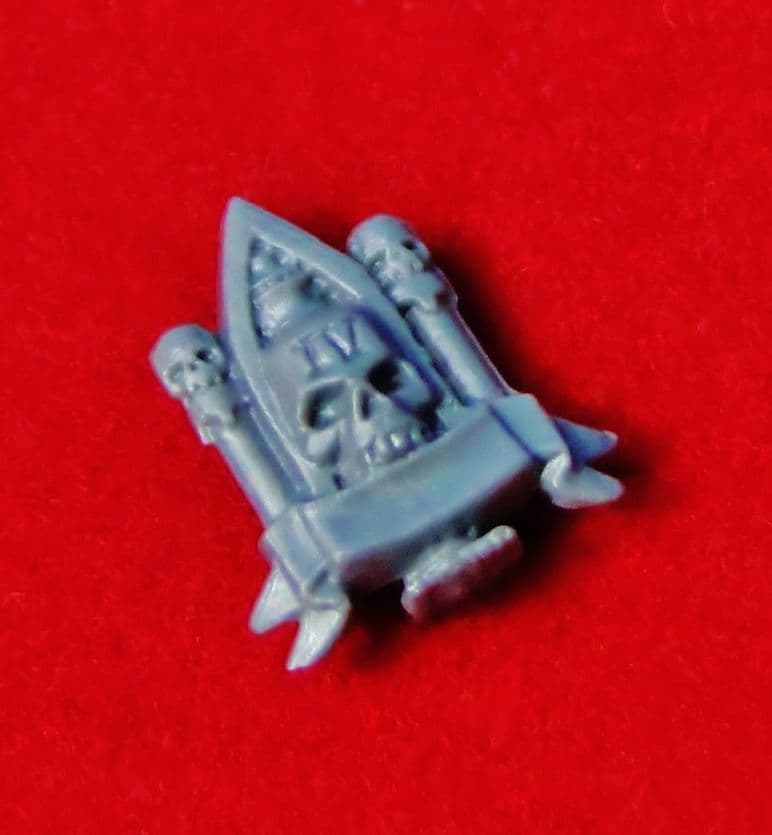 Space Marine Command Squad Standard Top Skull Icon