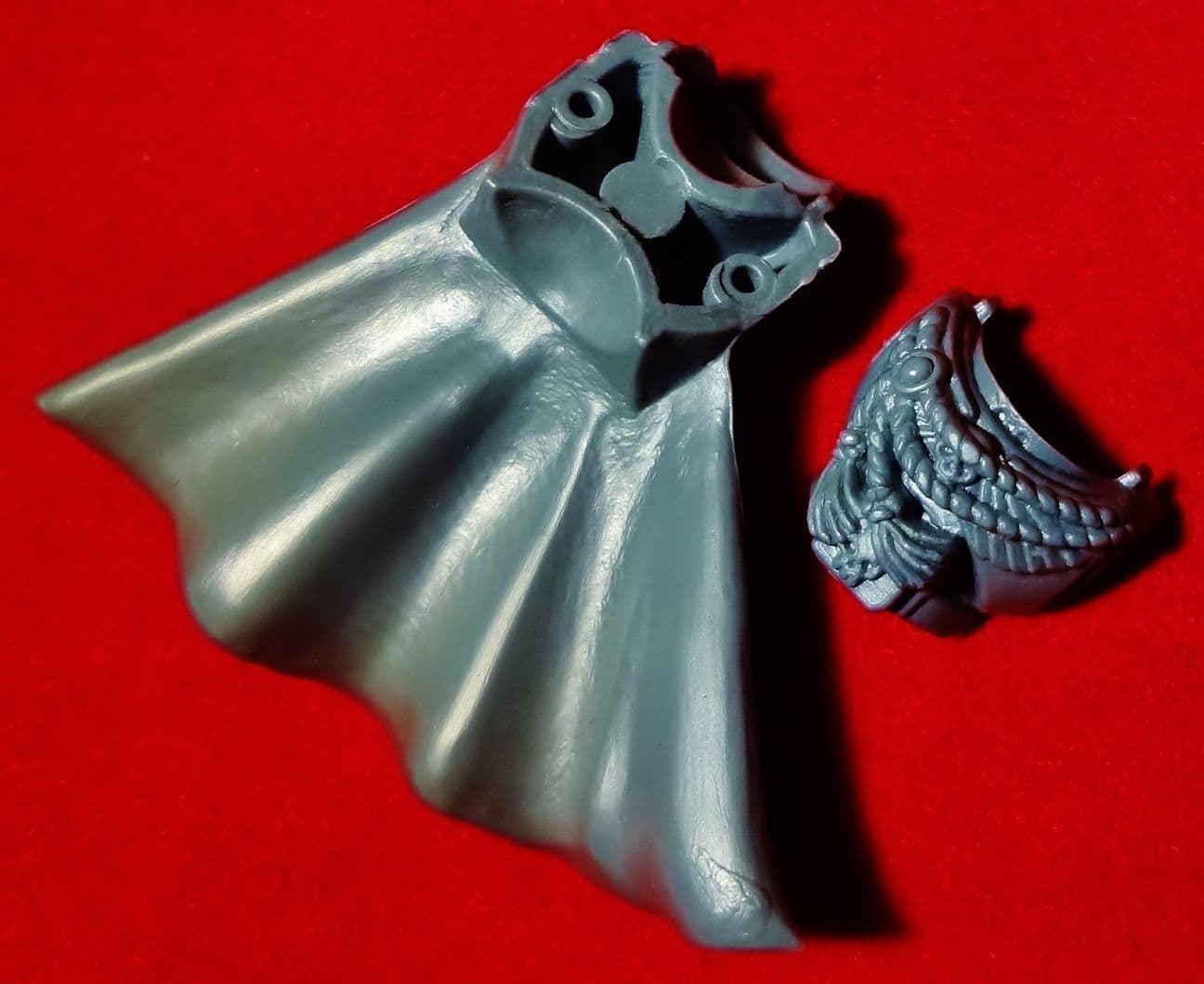 Space Marine Commander Cape Robed Torso Body front and back