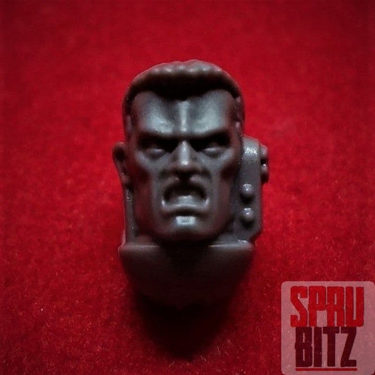 Space Marine Deathwatch Veterans Bare Head (E)