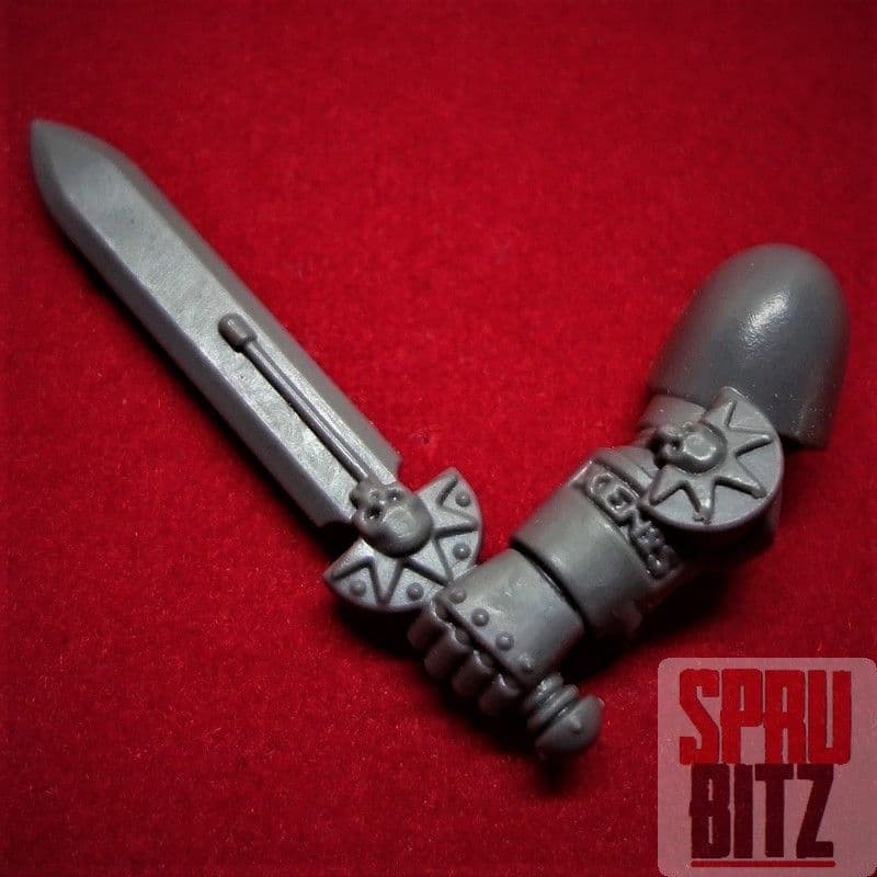 Space Marine Deathwatch Veterans Left Arm Power Sword (C)
