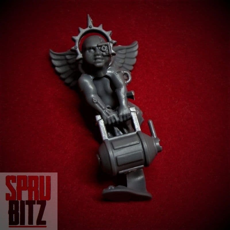 Space Marine Devastator Cherub Servitor with Melta Bomb